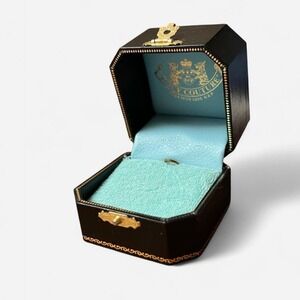 2004–2006 Vintage Juicy Couture Blue Velour EMPTY Charm Box